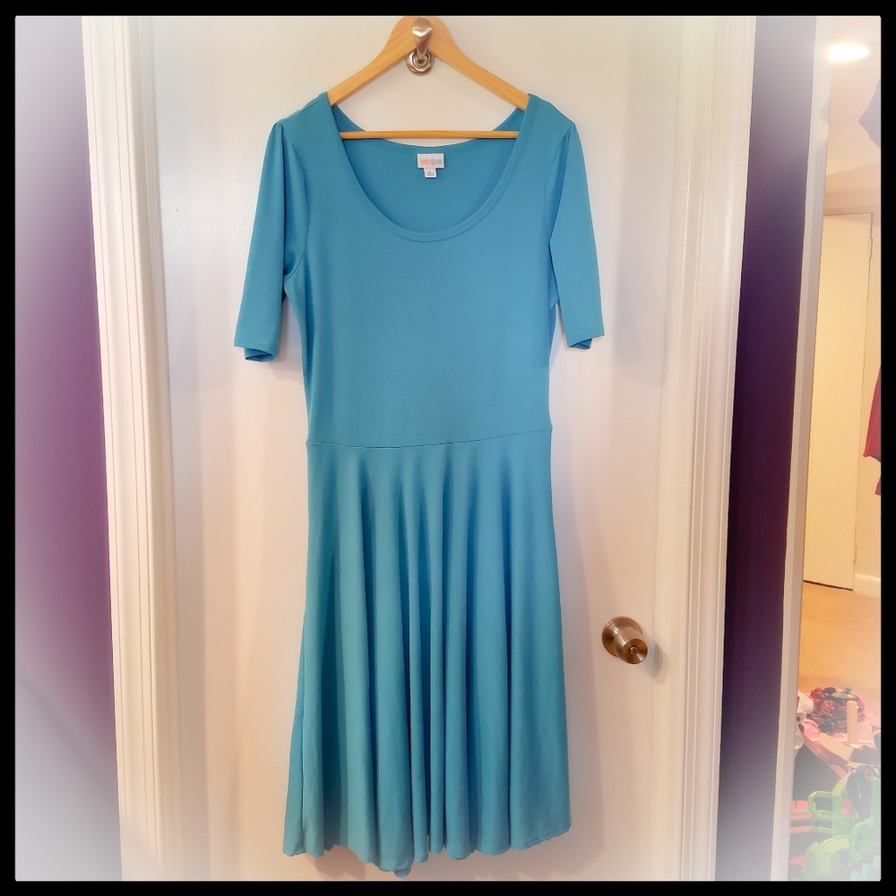 Lularoe Turquoise Blue Nicole
